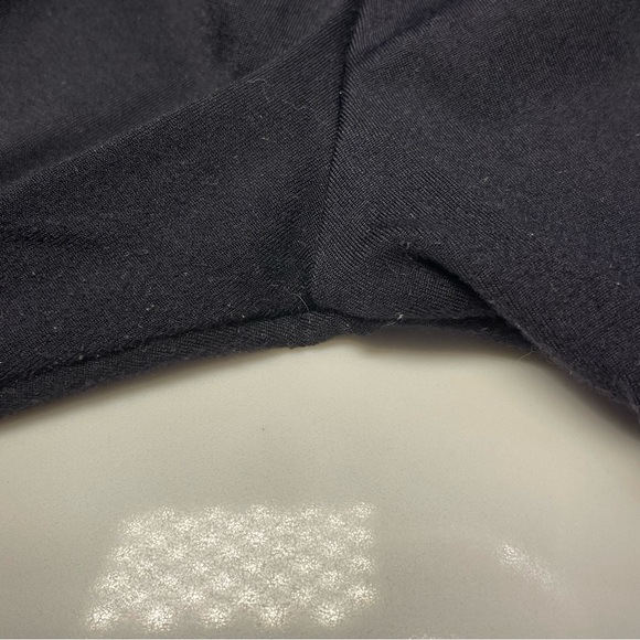 Morrissey Y Dark Gray and Black with Velvet Detail Skinny Leggings - Picture 8 of 15